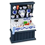 001.841/6 - Kitchen Sink, blue, decorated, miniature
