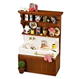 001.841/7 - Kitchen Basin, brown, decorated, miniature