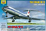 1/144 Modellino Aereo Tupolev Tu-134B ZV7007 (Importato da Giappone)