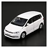 1:32 per Volkswagen Touran Alloy Business Van Model Giocattolo per Bambini Rimovibile (Colore : White)