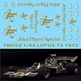 1/43 Lotus 72 John Player Special Decals TB Decal TBD52