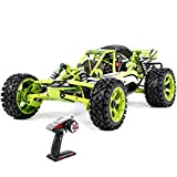 1/5 Gasoline RC Car Gas Power 36Cc Engine High Speed Gas RC Car with 2.4G LED Screen 3 Channel Remote ...