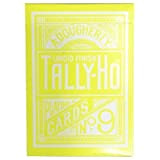 1 Deck Mazzi Bicycle carte da gioco Tally Ho Reverse Circle Back - (Giallo) Yellow Playing Cards