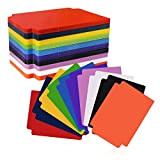 100 pezzi Divisori per Carte Collezionabili, 93x69 mm Divisori Carte Magic in Plastica Card Dividers con Linguette per Giochi Sport Contenitori ...