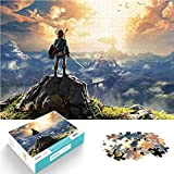 1000 pezzi puzzle adulti e bambini puzzle standard The Legend of Zelda puzzle Breath of the Wild puzzle decorazione della ...
