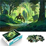 1000 pezzi puzzle ragazzi e ragazze puzzle standard The Legend of Zelda puzzle The Lost Forest Anime puzzle decorazione della ...