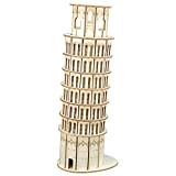 105 PZ Puzzle di Legno Giocattolo Torre Pendente di Pisa 3D Modello Architettonico Adulti e Bambini Puzzle Tridimensionale Taglio Laser ...