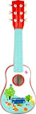 10725 Chitarra Volpacchiotto small foot di legno per bambini, il primo strumento musicale, promuove le abilità musicali, a partire da ...