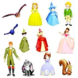 12 pezzi principessa ornamento, bambola Sofia, set di giocattoli Sofia, giocattolo principessa Sofia, set di mini figure, ornamenti per feste, ...