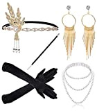 1920s Set di accessori Costume,Set di accessori per pinna anni 20, anni 20 costumi accessori, accessori Great Gatsby da donna, ...