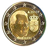 2 Euro Moneta Lussemburgo 2010 Stemma Moneta Commemorativa LU10WA01