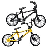 2 Pezzi Modello Mini Bicicletta,Bici Giocattoli da Bicicletta,Finger Mountain Bike Giocattolo Modello Freestyle,Bike Ornamenti Decorativi Modello della Bicicletta per Bambini