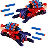 2 Set Hero Launcher, Guanti Cosplay in Plastica per Bambini, Spiderman Launcher Glove, Guanti da lanciatore per Spider-Man Giocattoli da ...