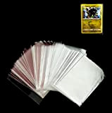 200 Bustine in Cellophane compatibili con le Carte Collezionabili Magic. Custodia Proteggi Carte Trasparenti Aperto e con Chiusura Adesiva. Cartes ...