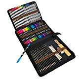 24 Penne Colorate, Pennarelli a Doppia Punta Fine Grossa e 36 Matite Colorate e matite da disegno per Disegnare,Set Pennarelli ...
