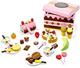 2847 Contenitore per dolciumi small foot, Scatola di caramelle di legno, accessori per negozio e cucina da gioco per bambini ...