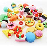 30 pcs Gomme da Cancellare, gomme da cancellare assortite colorate a forma di, gommine colorate bambini, perfette per riempire borse ...