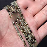 32 tipi di prehniti naturali perline lisce sfaccettate rotonde di forma irregolare perline di pietra minerale per la creazione di ...