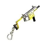 3D Portachiavi pistola di metallo (confezione da 2)