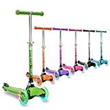 3StyleScooters® RGS-1 Monopattino per Bambini a 3 Ruote - Perfetto dai 3 Anni in su, Ruote Lampeggianti LED, Design Pieghevole ...