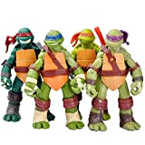 4 tipi di tartarughe mutanti giovanili Leo Raphael Leo bambola mobile-12cm (venduta insieme a 4 pezzi) articolata