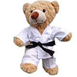 40 cm Karate Outfit con cintura nera - Teddy Bear Costume - 40 cm - orso non incluso
