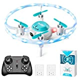 4DRC Drone per Bambini e Principianti con 2 Batterie,Quadricottero RC con Luce a LED,Mantenimento dell'altitudine,3D Flip,Modalità Senza Testa per Bambini ...