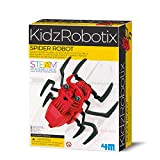 4M-4M-00-03392-KidzRobotix-Crea Il Tuo Ragno Robot, Multicolore, 00-03392