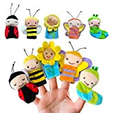 5 Pezzi Burattini per Dita,Liwein Finger Puppets Animali Burattini Marionette da Dita Animali Pupazzetti Dita Marionette da Dito per Favore ...