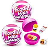 5 SURPRISE- Foodie Mini Mystery Capsule Real Miniature Brands Giocattolo da Collezione (Confezione da 2) misteriosa, Colore 2 Pack, 77319