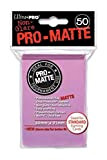 50 Ultra Pro Pro-Matte Pink Deck Protector Sleeves - Mat - Non-Glare - Magic [importato dalla Spagna]