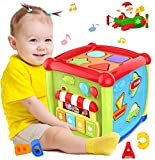 6 in1 Cubo di attività multiuso Giocattoli per bambini 12-18 mesi Giocattoli per bambini 6 12 mesi Colore musicale Selezionatore ...