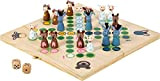 6257 Ludo Animali della Fattoria small foot in legno, gioco di società Ludo con animali come pedine di gioco, da ...