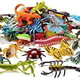 73 Insetti in Plastica, Set di Giocattoli Bug Figure di Insetti Colorati Realistici per Bambini per Festa a Tema Giocattoli ...