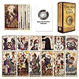 78 Pezzi Carte Tarocchi Vintage Tarot Deck, I Tarocchi Della Luna Cattiva, Trionfi Della Luna Tarocchi per Principianti Carta da ...