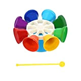 8 note colorate campane percussioni musicali strumento educativo giocattolo festa regalo per bambini e neonati