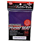 80 KMC Hyper Mat Purple Sleeves - Standard
