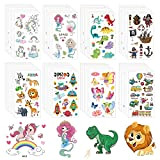 850+ Tatuaggi per Bambini 80 Fogli Adesivi Tatuaggi Temporanei Bambini Bambina, Trasferelli per Bambini Tattoo Bambini de Unicorno Sirene dinosauri ...