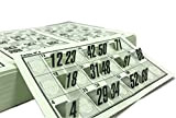 960 Cartoni di Numeri Fustellati per Bingo Tradizionale da 90 Sfere, Verde