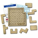 A-Puzzle-A-Day: The Original Daily Calendar Puzzle with 365+ Challenges for Every Day of The Year