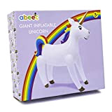 abeec Unicorno gonfiabile gigante - Decorazioni per feste con unicorno, regalo per ragazze, giocattoli con unicorno, decorazioni gonfiabili, accessori per ...