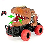 Aceshop Dinosauro Macchinine Giocattolo, Dinosauro Auto per Ragazzi Giocattoli Dinosauro Toys RC Car Auto Telecomando Per Bambini 3 4 5 ...