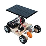 AchidistviQ, kit di modelli per auto fai da te in legno, per esperimenti scientifici e di energia solare, montaggio motore ...