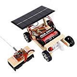 AchidistviQ Kit Modello di Esperimento Scientifico in Legno Auto A Energia Solare, Auto Telecomandata Senza Fili Robotica STEM Costruzione di ...