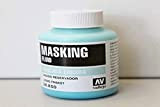 Acrylicos Vallejo Liquid Mask - Sostanza Utilizzata per le Aree di Riserva che Rimangono non Verniciate, 85 ml, Trasparente
