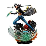 Action Figure One Piece GK Trafalgar D Water Law Statua del Modello Anime Personaggio Animato Collezione d'Arte Statuina Giocattolo Decorazioni ...