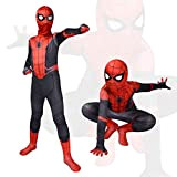 ACWOO Costume Spider per Bambini, Costume da Supereroe Spider Costume Cosplay Spider per Bambini, 3d Stampa Supereroe Costumi per Halloween, ...