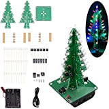 Adeept kit 3D per albero di Natale LED fai da te 7 colori flash circuito LED di saldatura elettronica kit ...