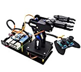 Adeept Kit braccio robot 4 assi per Raspberry Pi 4/3B/3B +, 4-DOF Mini Desktop Robot Kit per Adulti Adolescenti, FAI ...