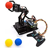 Adeept Kit braccio robotico 5-DOF per Raspberry Pi 4 B 3 B+ B A+, programmabile fai da te codifica STEM ...